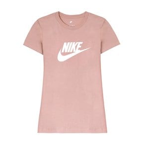 NSW 에센셜 아이콘 반팔티 로즈위스퍼 여자 티셔츠 BV6169-609