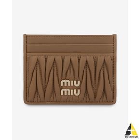 MIU 미우미우 마테라쎄 나파 가죽 카드 홀더 - 카라멜 5MC0762FPPF098L 115254767