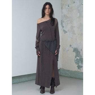 베르소 Natural Cut-out Maxi Dress