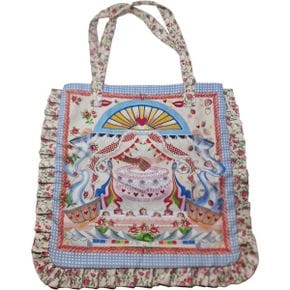 영국 캐스키드슨 토트백 Cath Kidston Cotton Frill Great British Bake Off Book Bag Tote Shop