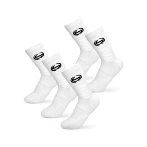 5PACK 사방 쿠션 스포츠양말 화이트
