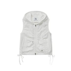 shirring vest (white)