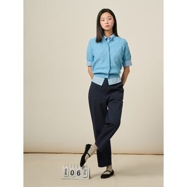 빈폴레이디스 아웃포켓 치노 팬츠  네이비 (BF5321C04R)