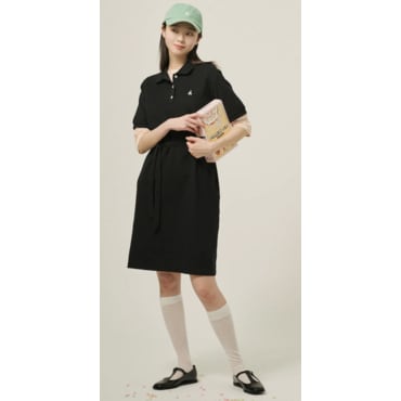 빈폴레이디스 [Essential] 피케 원피스 - 블랙 BF5471E015