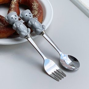 파스텔 캔디 베어 스푼 (6color)