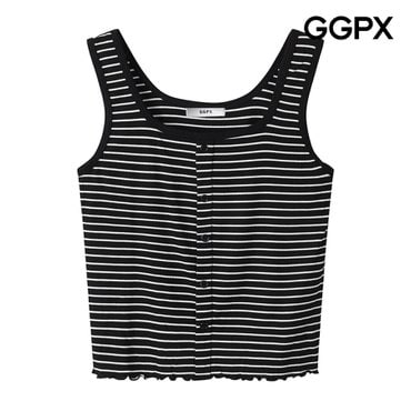 GGPX 스트라이프 웨이브 민소매 티셔츠 (GP7TS019F)