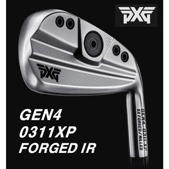 PXG [카네정품] PXG GEN4 0311XP 크롬 남성아이언 7I + 샤프트 선택가능