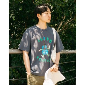 [25SS] [버스킹]빈티지 그래픽 티셔츠 HZTS5E803N2