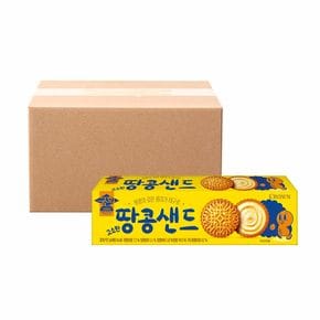 크라운 국희 고소한 우도 땅콩샌드 (소) 93g 20개