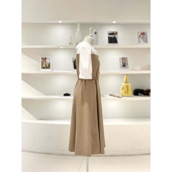 [여주점] 여성 벨티드 플레어 원피스 (L262PSE032)