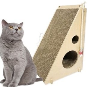 삼각터널 스크래쳐 반려동물매트 대형카페트 고양이매트