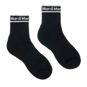 Mardi Mercredi Actif [마르디메크르디악티프]SHORT SOCKS_BLACK IVORY/AFK31KSC001BKIV