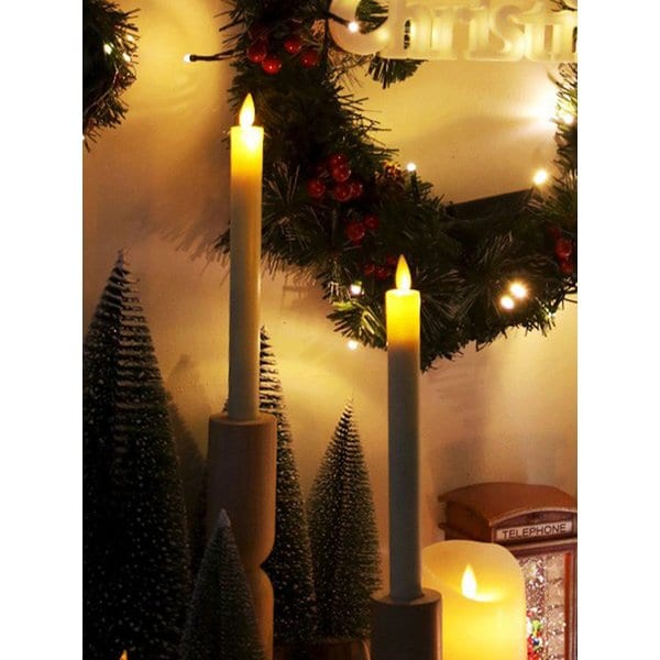 LED 롱테이퍼 가짜 초 촛불 전자 양초 캔들 3size