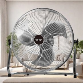 HANVIT 데스크팬 HV-2620MT 메탈 대스크팬 산업용 공업용 대형 데스크 선풍기 바닥용 강풍기 강력회전바람