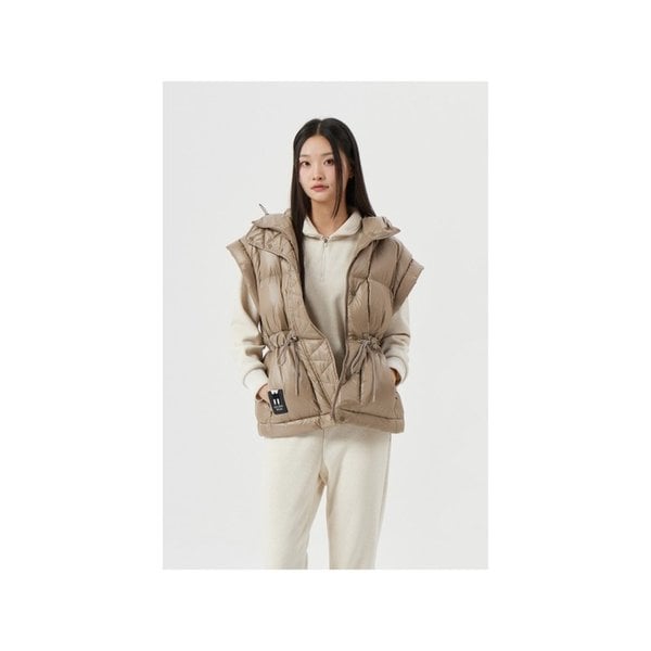 (W)  Fleece-Bonded Collar Half-Zip up G5TAW25931IVX