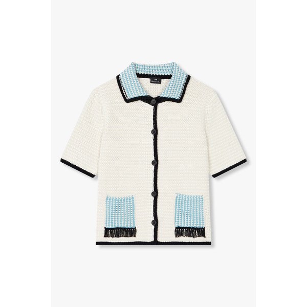 [PS PAUL SMITH] 여성 프린지 포켓 가디건 5745128555000