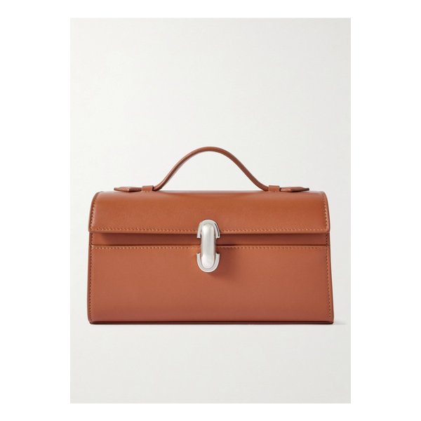 사베트 심메트리 포쉐트 가죽 토트 백 탄 1647597351095129