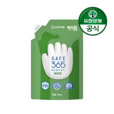 [유한양행] 해피홈 Safe365 폼핸드워시 리필 400ml_그린샤워