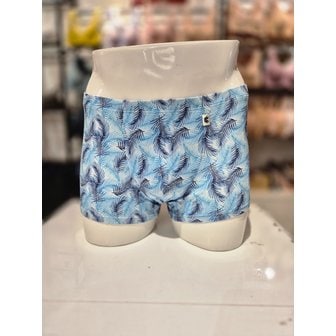 비너스 [시흥점] S 와코루 ) 쿨맥스 메쉬 야자수잎 나염 남성 드로즈 [WMP2389-BU]