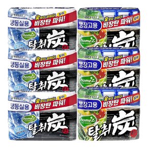 애경 홈즈 탈취탄 X 6개(냉장고용 140g 3개 + 냉동실용 70g 3개)