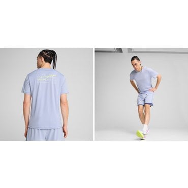 푸마 남성 그래픽 러닝 일러스트레이션 티셔츠 GRAPHICS RUNNING ILLUSTRATION TEE 52729347
