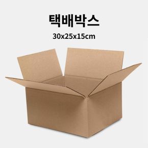 택배박스 포장상자 30x25x15cm X ( 5매입 )