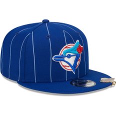 뉴에라 9Fifty 스냅백 캡 - 핀스트라이프 MLB 토론토 블루제이스