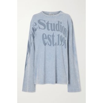 아크네스튜디오 프린트 헴프 코튼 블렌드 저지 티셔츠 46376663162964145