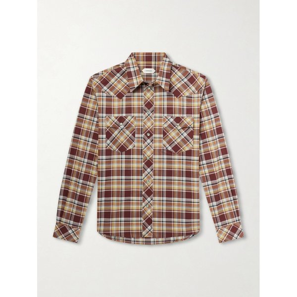 체크 코튼 셔츠 46376663163047829