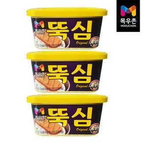 뚝심  200gx3캔/캔 햄 통조림 도시락 반찬