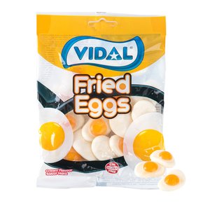 비달 프라이드에그모양 구미 100g 계란후라이 모양 젤리