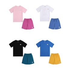 NBA KIDS 그라데이션 농구 코트 반소매 쇼츠 세트 K232ST010P_s