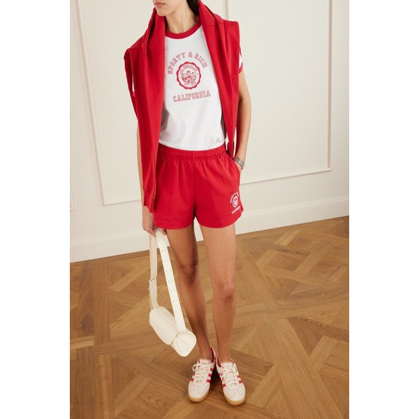 캘리포니아 투톤 프린트 코튼 저지 티셔츠 46376663162977164