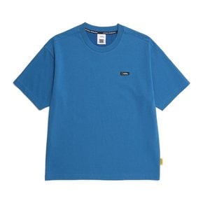 [여주점] N252UTS071 리젠 써클 그래픽 세미오버핏 반팔 티셔츠 TURQUOISE