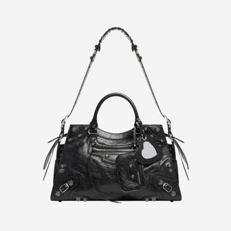  발렌시아가 네오 카골 시티 핸드백 블랙 Balenciaga Neo Cagole City Handbag Black 270991