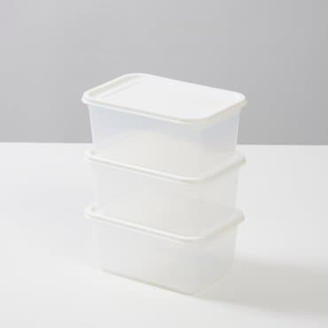 JAJU 24N 소프트싱싱 간편용기_1000ml_3개_아이보리