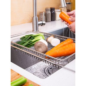 연마제없는 스텐304 파이프싱크랙(루프온) 싱크대 물빠짐 싱크플레이트 식기건조대