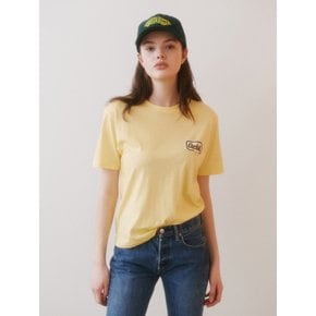 Pigment Stitch Point Logo Tee (Yellow)