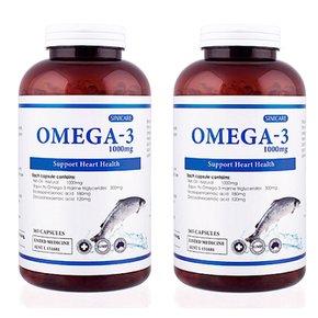 시니케어 오메가3 Sinicare Omega-3 1000mg 365캡슐 2개