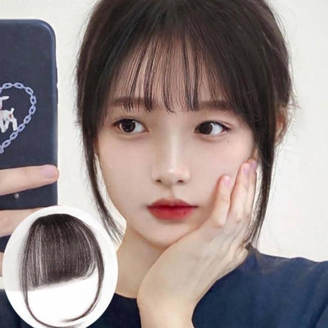 [키린] 여자 시스루 뱅 앞머리 가발 피스 붙임머리 (S9075862), 신세계적 쇼핑포털 SSG.COM