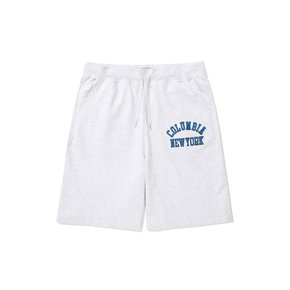 NEW YORK ARCH LOGO SWEAT SHORTS PANTS L.그레이