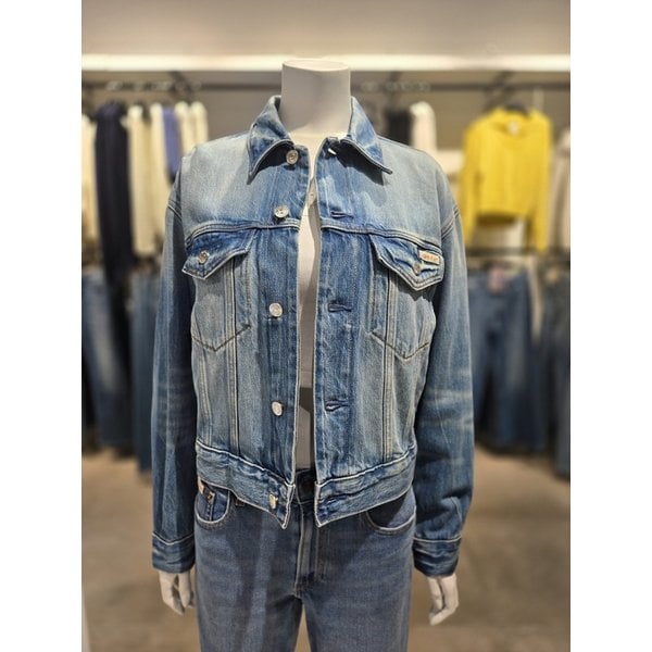 [파주점] [CK진] 여성 코튼 셀비지 90s 트러커 자켓 (40WL781-Q24)