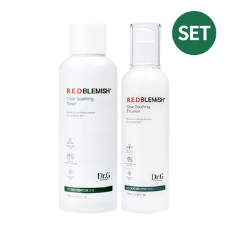 닥터지 [SET] 닥터지 레드 블레미쉬 클리어 수딩 토너 200ml+에멀젼 120ml