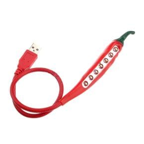 아트박스/디자인에버 레드 페퍼 USB LED 노트북 모니터 조명 독서등 무드등