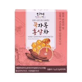 [본사직영] 다예 꿀 블렌딩 자몽 홍삼차 전통차 티백 우려먹는차 5개입