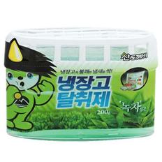 산도깨비 탈취제 냉장고탈취 냉장고탈취제추천 녹차 냉장고 살균 냄새제 200g 2P