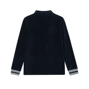 여성 벨보아 밑단 변형 티셔츠 9322LXSC_NAVY