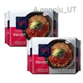 메밀 비빔면 봉지 비빔 라면 121g 8개 한박스