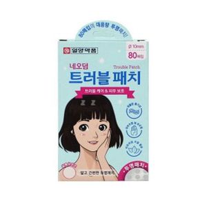 네오덤 얼굴 안면 패치 투명 80매입