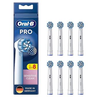  독일 오랄비 전동칫솔모 OralB Pro Sensitive Clean Electric Toothbrush Heads 8 Pack Gentle T